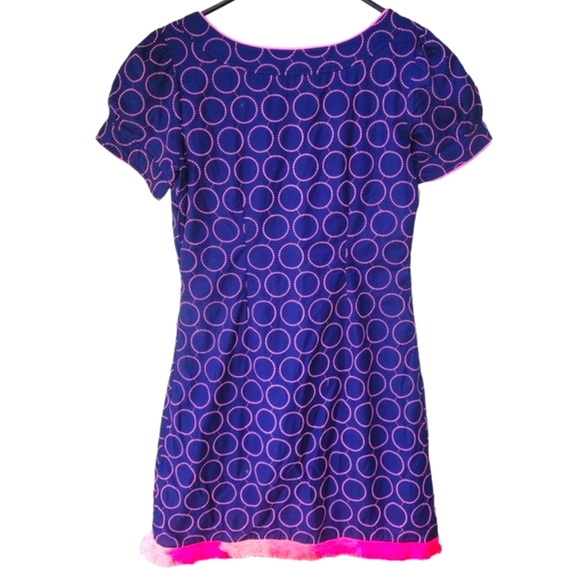 Lilly Pulitzer Embroidered Circle Ombre Fringe Dress Size 6 - Picture 2 of 16